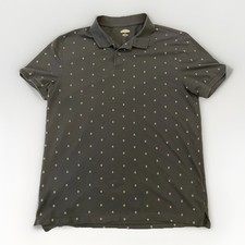 Old Navy Shirt Mens Medium Short Sleeve Built In Flex Pique Polo Pullover Blue