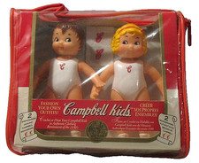 Vintage 1995 Campbell Soup Kids 5" Dolls 3093 in Original Packaging NOS