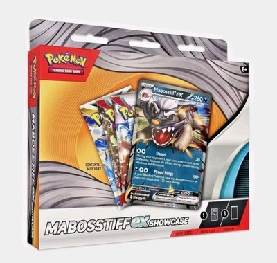 Pokémon TCG, Mabosstiff EX, 3 Booster Showcase Box New Sealed | eBay