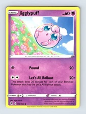 Jigglypuff SWSH08: Fusion Strike Common Non Holo 110/264 Pokemon NM/LP Card