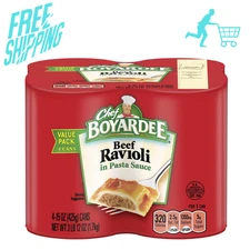 Chef Boyardee Beef Ravioli, 15 oz, 4 Pack