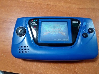 Sega Game Gear Launch Edition Blue Handheld System for sale online