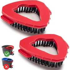 2 Pack Spin Mop Replace Head Base Scrub Brush Compatible with O Cedar EasyWring