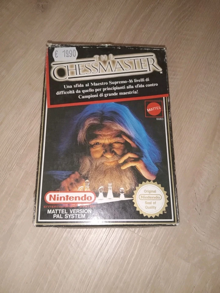 Chessmaster Nintendo NES Complete in Box CIB Mint Condition PAL A Rare - Image 2 of 4