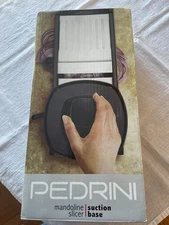 Pedrini Suction Base Mandoline Food Slicer, Regular & Julienne Slices FREE SHIP