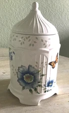 NEW LENOX  Limited Edition Limited Ed Signed Blue or Lavender Cookie Jar