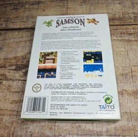 NES Little Samson inkl. OVP, Anleitung & Laguna Karte CiB 