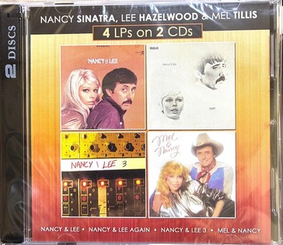NANCY SINATRA, LEE HAZLEWOOD & MEL TILLIS - 4 LPs on 2 CDs (45 tracks) SEALED CD
