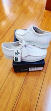 Clarks Originals Wallabee Men's White Suede Lace-Up Moccasin Shoes US 8.5M