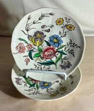 2 Spode Great Britian 6" Saucers