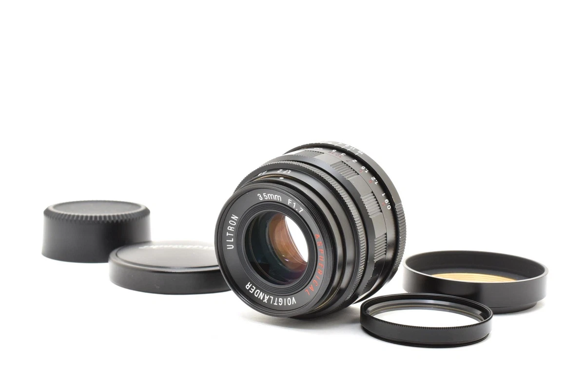 Voigtländer Camera Lenses 35mm Focal f/1.7 Maximum Aperture for
