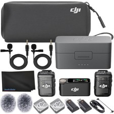 DJI Mic 2 2 TX 1 RX Charging Case , Wireless SD320, Shadow Black