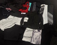 Women  s Clothing Lot Size S  M  22 Pieces  Leggings Dresses  New  Gently Used
