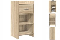Sideboard Wohnzimmer Anrichte Schrank Lowboard Sonoma-Eiche 40X36X80 Cm Holzwerk
