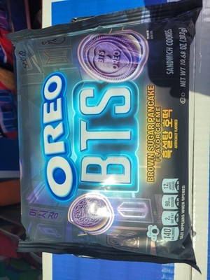 BTS OREO LIMITED EDITION Brown Sugar Pancake Flavor Creme Sandwich Cookies 
