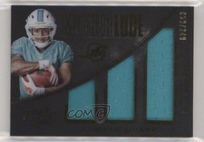 2016 Panini Black Gold Mother Lode Triple Memorabilia 53/249 Kenyan Drake d4y