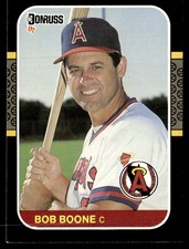 1987 Donruss Bob Boone California Angels #233