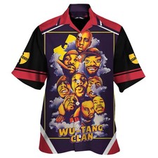 Wu Tang Clan Smoke Legend Hip Hop Rapper Hawaiian Shirt