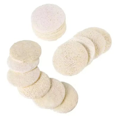 Luffa Pads Peeling Peeling Schwämme Make-up Entferner Haut kleiner Kreis