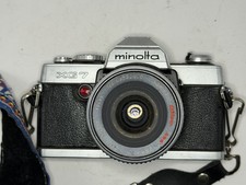 Minolta XG-7 35mm Film Camera w/ Albinar ADG 28mm f/2.8 Lens Vintage