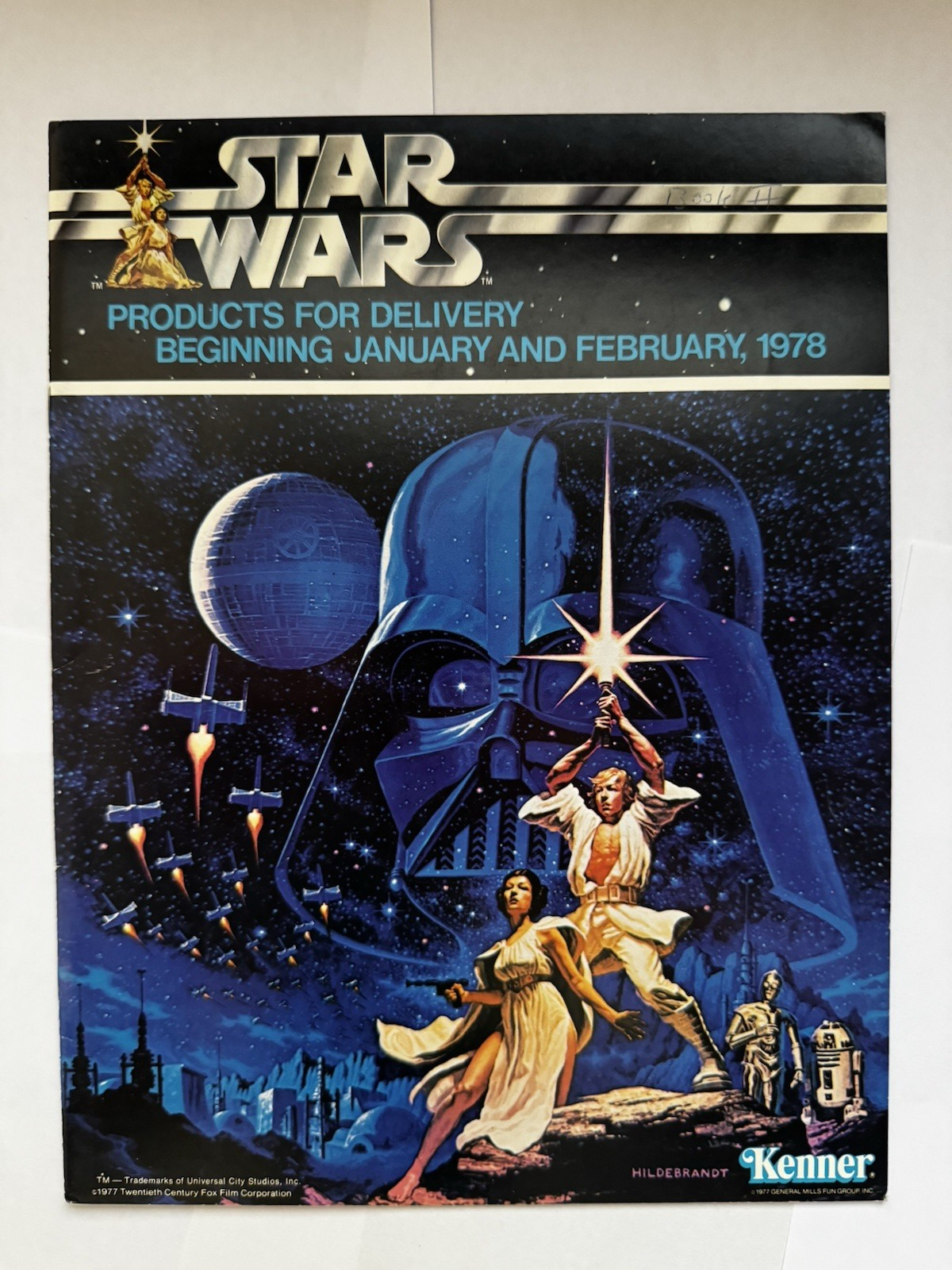 Vintage Kenner STAR WARS Jan/Feb 1978 Product Brochure Toy Fair Dealer Catalog