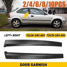 Leftright Door Garnish Trim Pillar Sash For Honda Civic 92-95 72470sr30032-10x Leftright Door Garnish Trim Pillar Sash For Honda Civic 92-95 72470sr30032-10x