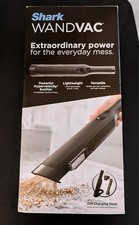 Shark Wandvac Cordless Lightweight with Ion Charging Doc Used Once in Original P