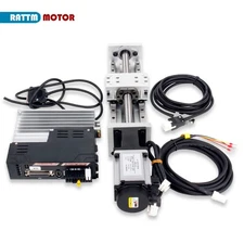 CN SHIP】ZBX80 Plus-100mm Linear Stage Motion Actuator+400W 220V Servo Motor Kit