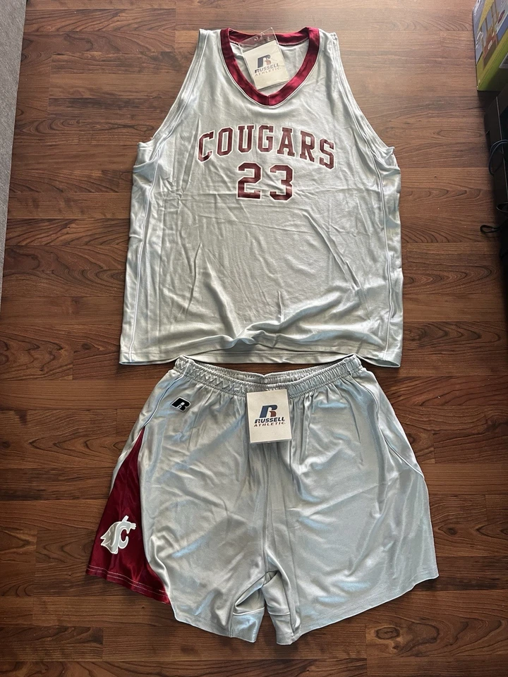 Camiseta deportiva de baloncesto vintage de los Washington State Cougars Russel prototipo deportivo XL Foto 2 de 4