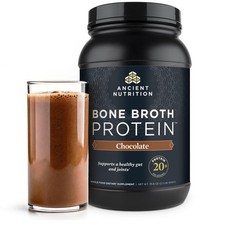Ancient Nutrition Grass Fed, Cage Free, Bone Broth Protein Powder, 20g Protein,