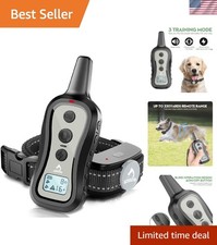 Dog Training Collar Shock Collar with Remote - 3 Training Modes, Beep, Vibrat...