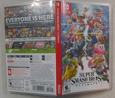 Super Smash Bros. Ultimate Nintendo Switch Replacement Case- No Game Cartridge