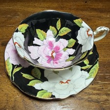 Paragon to the Bride Tea Cup and Saucer Set Mismatched Duchess Pattern READ!!