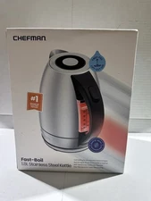 Chefman 1.8 Liter Fast Boil Stainless Steel Electric  Kettle