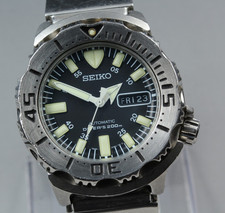 [Fast neuwertig] Seiko 7S26-0350 SKX779 Black Monster 200m AT Herrenuhr aus J...