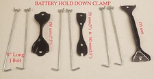 UNIVERSAL RETAINING HOLDING CLAMP BATTERY HOLDER TIE DOWN CAR BOAT MOTORBIKE