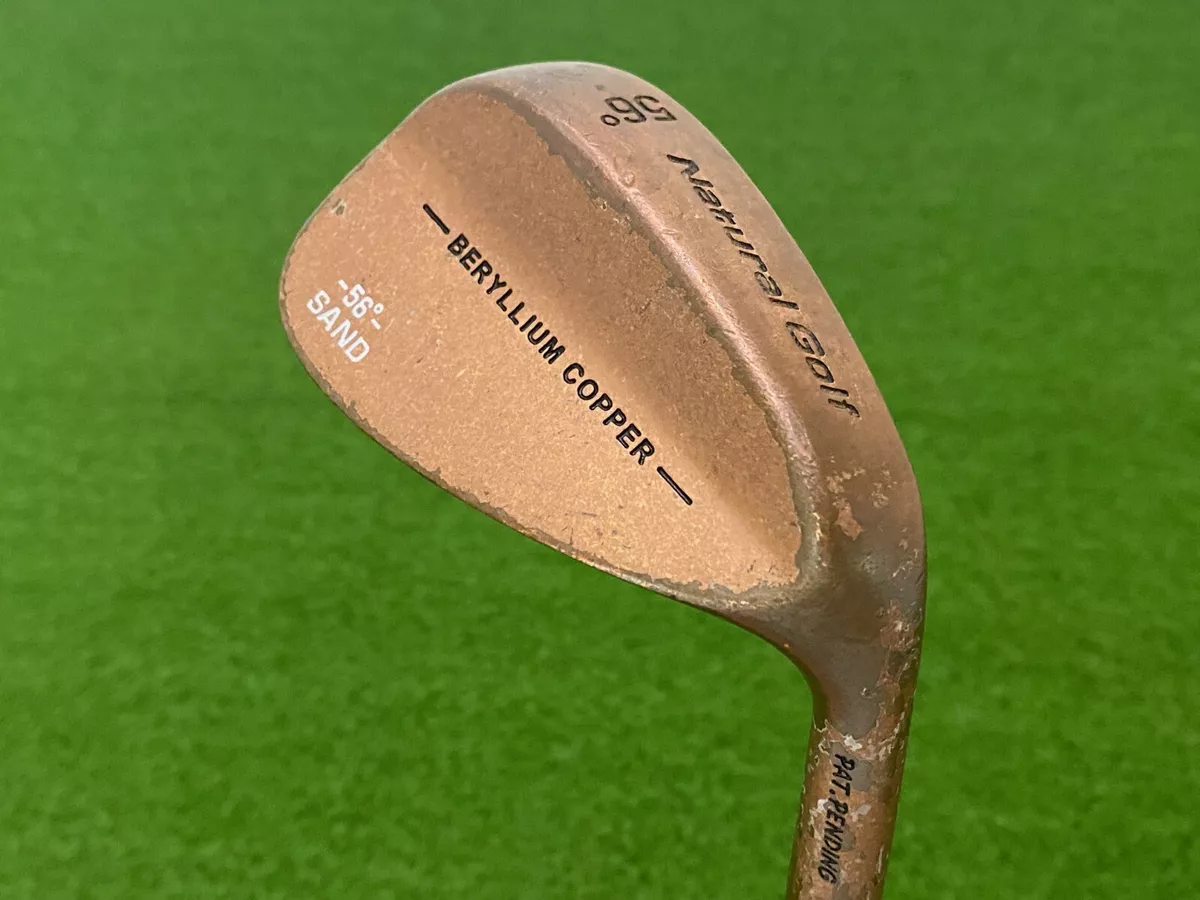 Natural Golf Beryllium Copper 56 Sand Wedge Right Handed Graphite