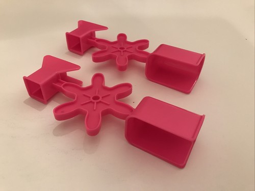 Lot of 2 Pink #111 Pieces Part Only Wacky Trax Marble Mania Techno Gears 2016 A - Picture 2 of 2