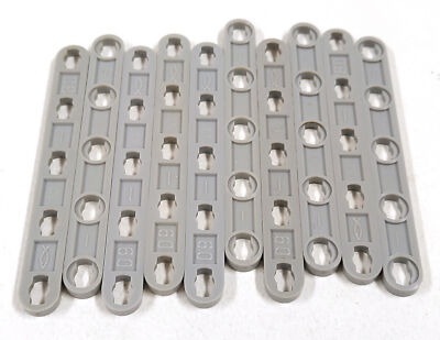 Vintage Fischertechnik 38535 Strut 60   Gray   10pcs   1977