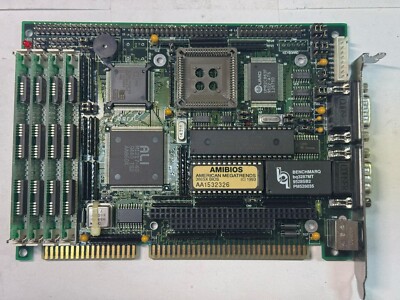 ICP asc386sx ISA Half-Size CPU Card SBC Single Board Computer 386SX-40 w RAM
