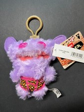Fuggler Funny Ugly Monster Plush Keyring GRIN GRIN Purple 5  Keychain NEW