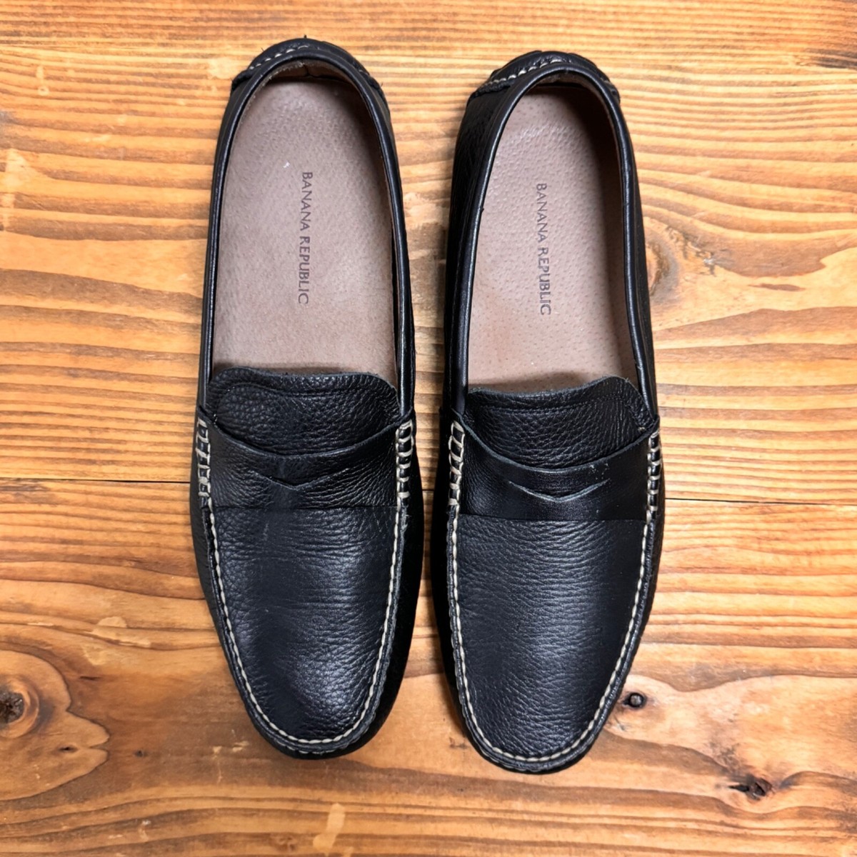 Banana Republic Gabriel Men Loafers Size 11 All Black | eBay display picture 3