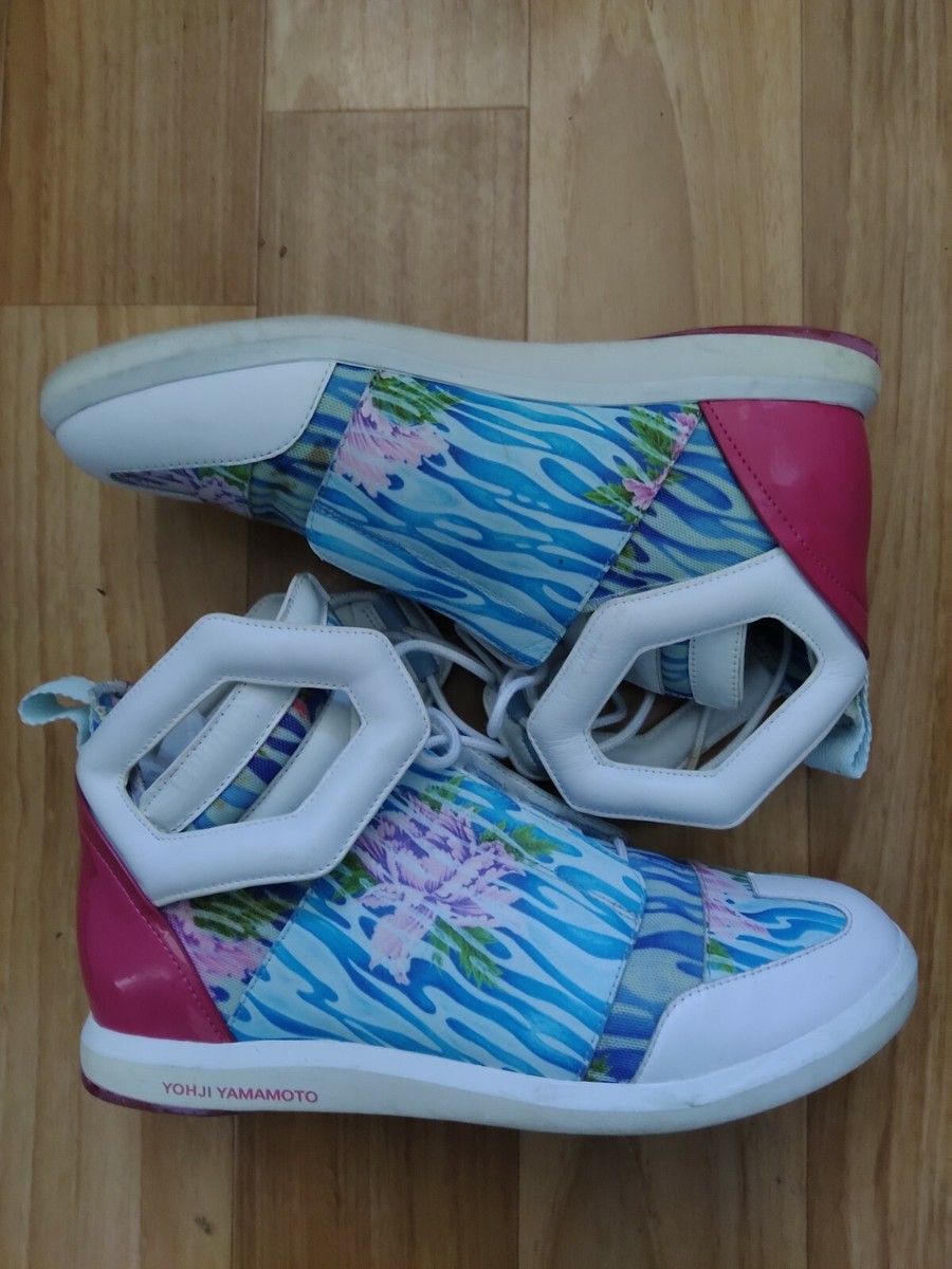 Y-3 Yohji Yamamoto Floral High Top Boots UK Australia