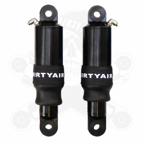 Dirty Air Raw Rear Aluminum Air Ride Shocks Suspension Pair Harley Sportster XL eBay