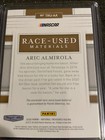 Aric Almirola National Treasures Triple Race Used Gloves Card 13/22 — photo 2