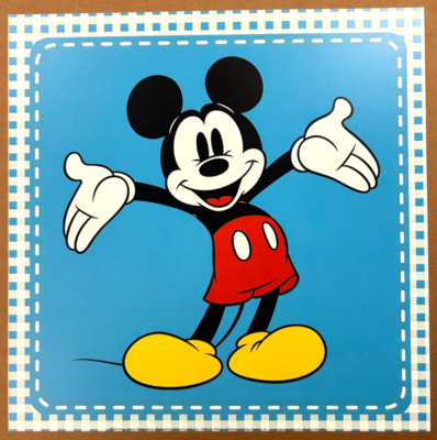 Classic Mickey Mouse by Walt Disney 2010 Fine Art Print Poster