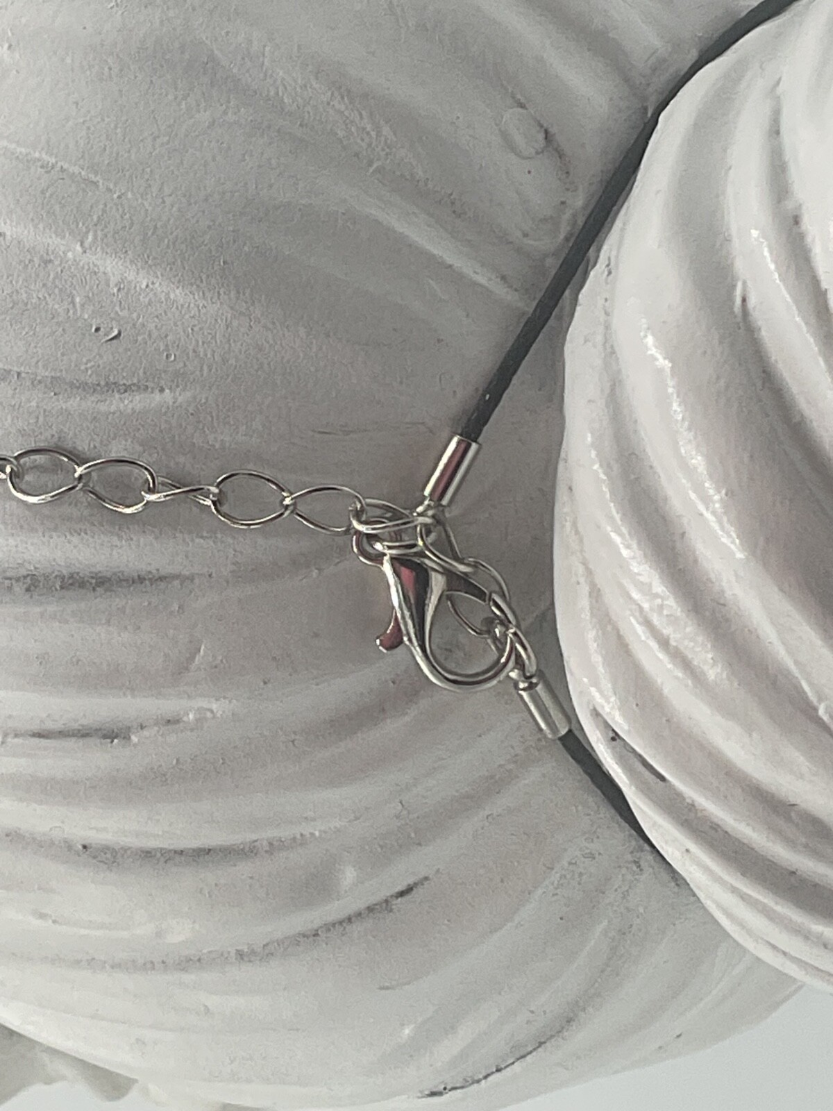 Vintage C1946 Geometric Statement Silver Necklace - image 7