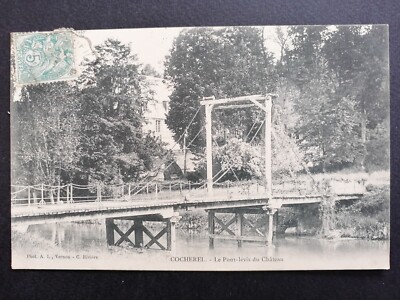 Alte Postkarte 77 - COCHEREL Le PONT LEVIS du CHATEAU de la Maison Neuve