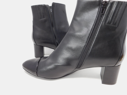 Jeffrey Campbell Women's Towards Boots Black Booties Cap Toe Platform Zipper 10M - 第 2/10 張圖片