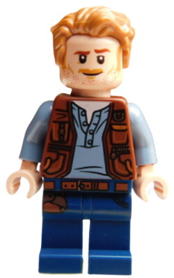 Lego Owen Grady Jurassic World Minifigur Legofigur Figur Minifig jw023 Neu